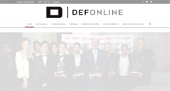Desktop Screenshot of defonline.com.ar